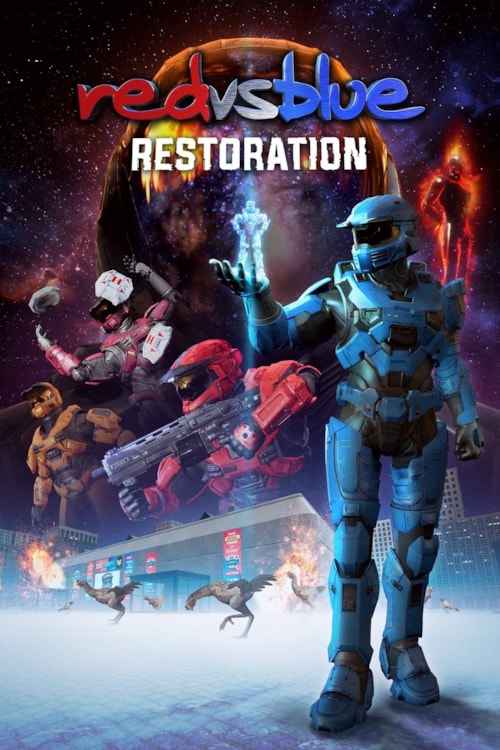 Red vs Blue poster